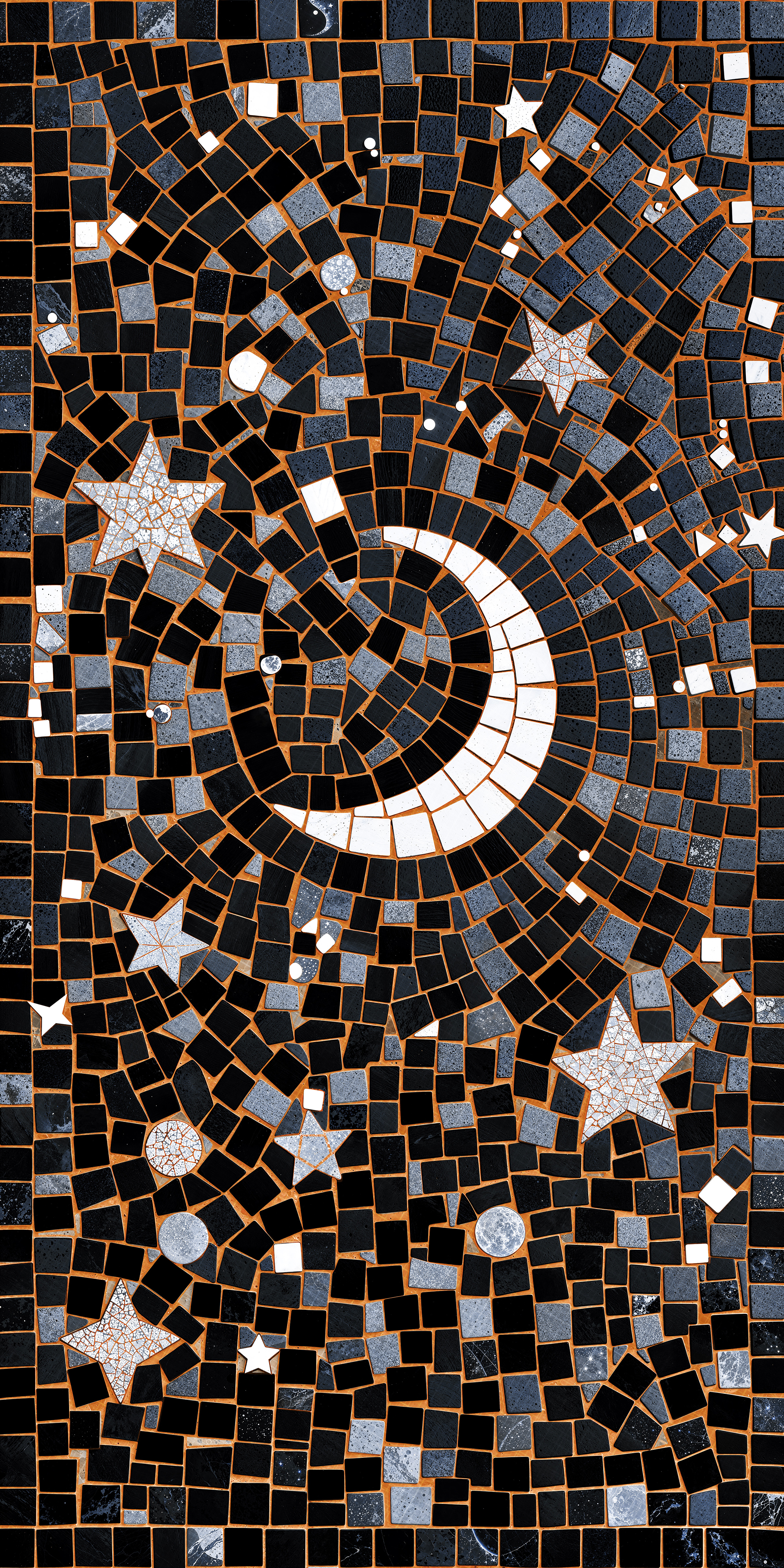 Декоративное панно MDetails Starry Night (набор из 4шт. 60x120) 120x240